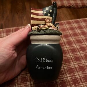 Americana candle God Bless America